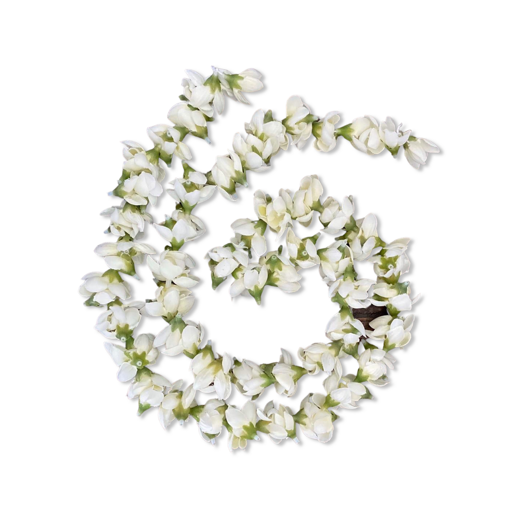 Silk Jasmine Hair Flowers (2.0 meters)
