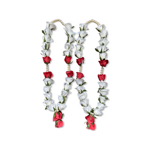 Two Coloured Rose Garlands